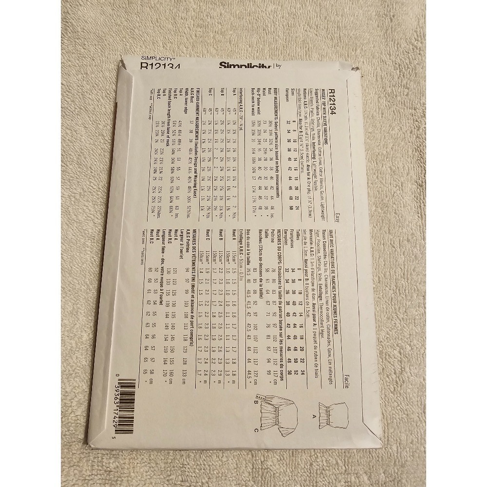 Simplicity R12133 R12134 R12135 R12136 Sewing - Picture 6 of 10